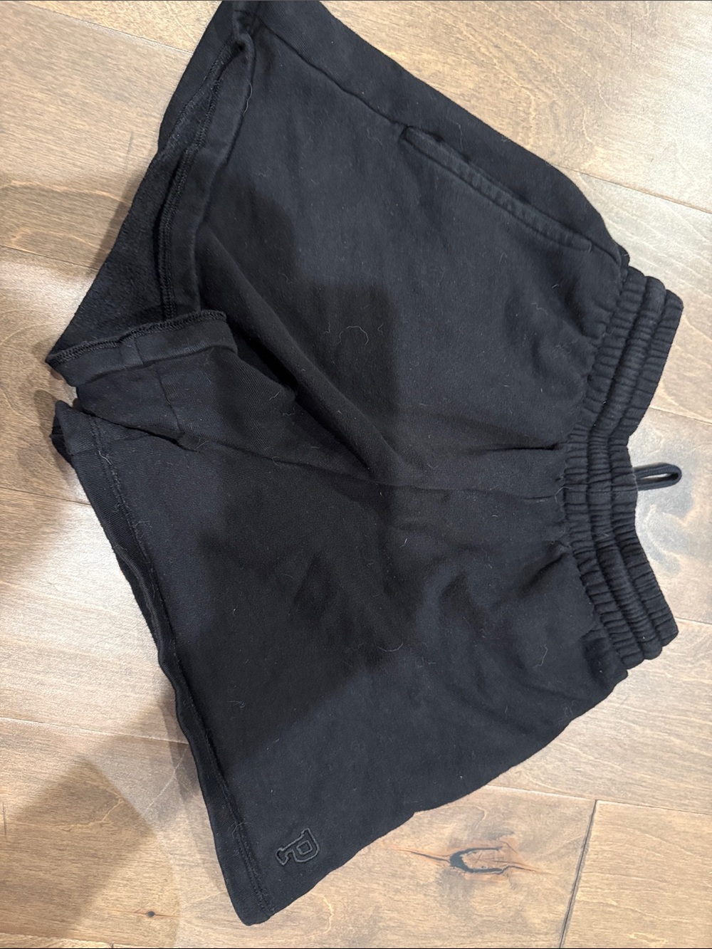PINK Victoria's Secret Black Athletic Drawstring Shorts